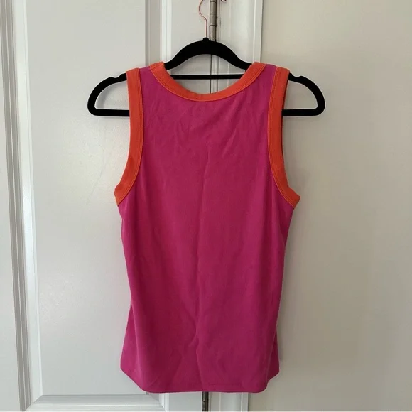 Evereve Pink and Orange Tank Top - Picture 3 of 3